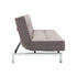 Splitback Sofa Bed / Chrome 210x89cm