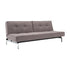 Splitback Sofa Bed / Chrome 210x89cm