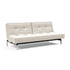 Splitback Sofa Bed / Chrome 210x89cm