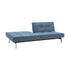 Splitback Sofa Bed / Chrome 210x89cm
