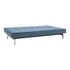 Splitback Sofa Bed / Chrome 210x89cm