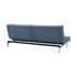 Splitback Sofa Bed / Chrome 210x89cm