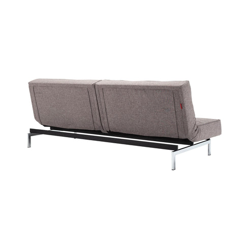 Splitback Sofa Bed / Chrome 210x89cm