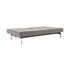 Splitback Sofa Bed / Chrome 210x89cm