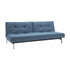 Splitback Sofa Bed / Chrome 210x89cm
