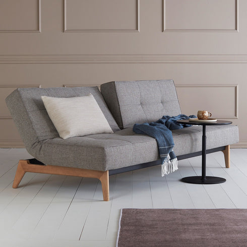 Splitback Sofa Bed / Oak 210x96cm