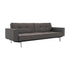 Splitback Sofa Bed with Armrests / Chrome 241x89cm