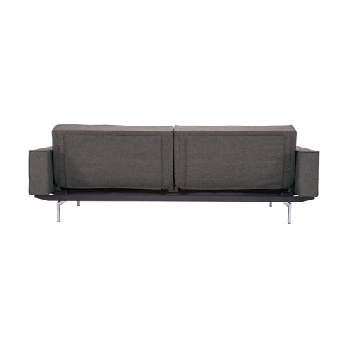 Splitback Sofa Bed with Armrests / Chrome 241x89cm