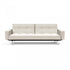 Splitback Sofa Bed with Armrests / Chrome 241x89cm