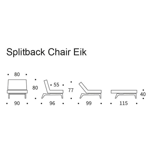 Splitback Easy Chair / Oak