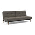 Splitback Styletto Sofa Bed / Dark Wood 210x91cm