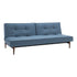 Splitback Styletto Sofa Bed / Dark Wood 210x91cm