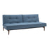 Splitback Styletto Sofa Bed / Dark Wood 210x91cm