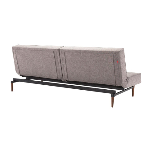 Splitback Styletto Sofa Bed / Dark Wood 210x91cm