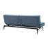 Splitback Styletto Sofa Bed / Dark Wood 210x91cm