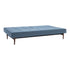 Splitback Styletto Sofa Bed / Dark Wood 210x91cm