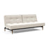 Splitback Styletto Sofa Bed / Dark Wood 210x91cm