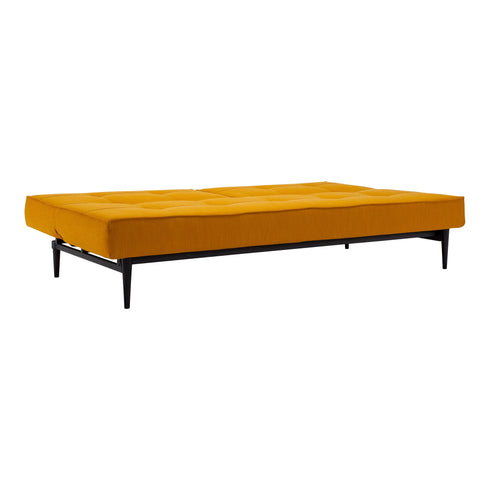 Splitback Styletto Sofa Bed / Black Wood 210x91cm