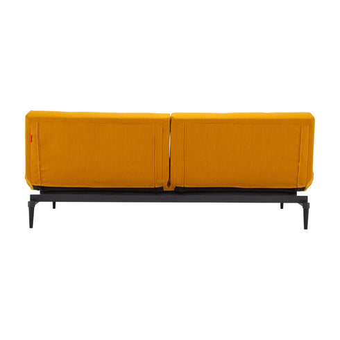 Splitback Styletto Sofa Bed / Black Wood 210x91cm