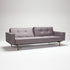 Splitback Styletto Sofa Bed / With Armrests Dark Wood