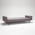 Splitback Styletto Sofa Bed / With Armrests Dark Wood