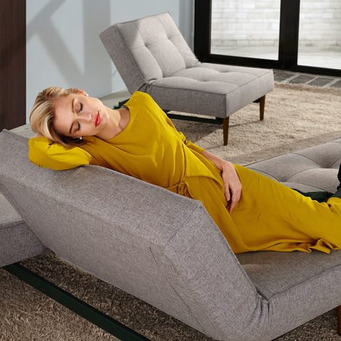 Splitback Styletto Easy Chair / Dark Wood