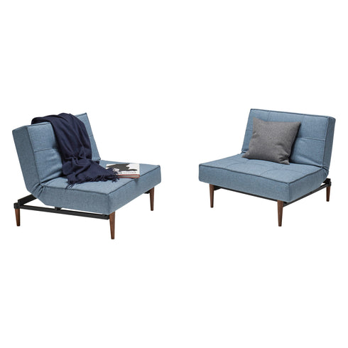 Splitback Styletto Easy Chair / Dark Wood