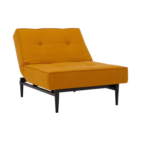 Splitback Styletto Easy Chair / Black Wood