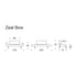 Zeal Bow Sofa Bed / 200x72cm