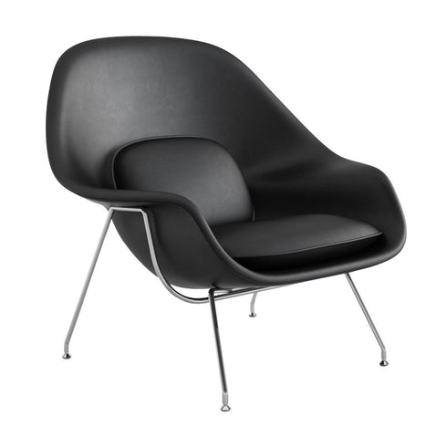 Womb Chair Relax Leather / Frame Chrome
