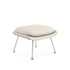 Womb Relax Stool / Ottoman Frame Chrome