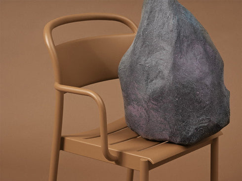 Linear Steel Armchair