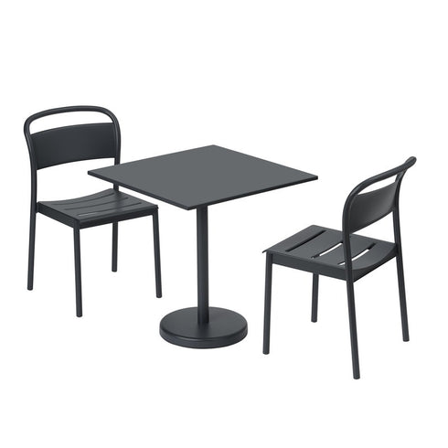 Linear Steel Side Chair