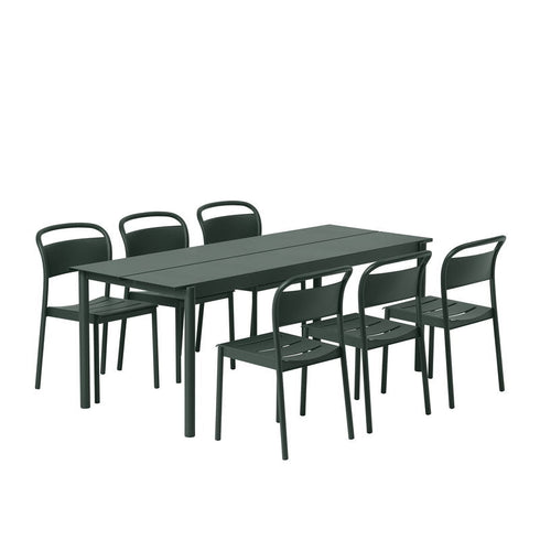 Linear Steel Side Chair