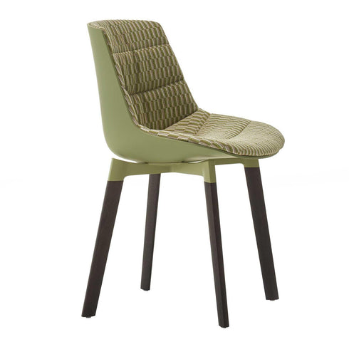 Flow Cross Chair / Oak Base / Upholstered