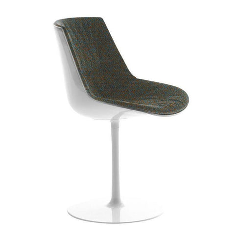 Flow Swivel Chair / Round Base / Upholstered