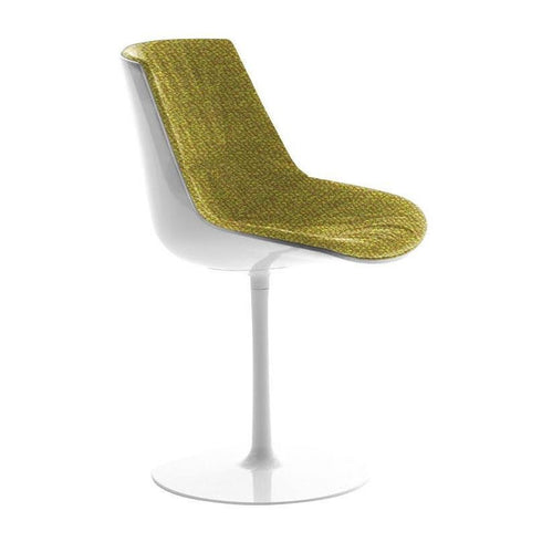 Flow Swivel Chair / Round Base / Upholstered