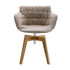 Flow Slim Armchair / Oak Legs / Upholstered