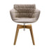 Flow Slim Armchair / Oak Legs / Upholstered