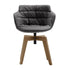 Flow Slim Armchair / Oak Legs / Upholstered