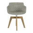 Flow Slim Armchair / Oak Legs / Upholstered