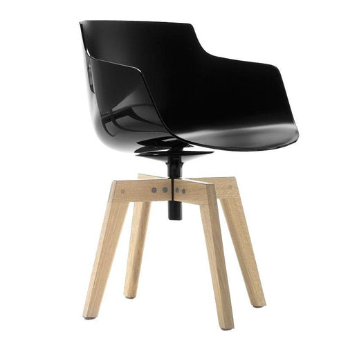 Flow Slim Armchair / Oaken Legs