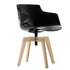Flow Slim Armchair / Oaken Legs
