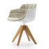 Flow Slim Armchair / Frame Oak VN / Upholstered