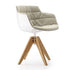 Flow Slim Armchair / Frame Oak VN / Upholstered