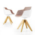 Flow Slim Armchair / Frame Oak VN / Upholstered