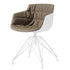 Flow Slim Armchair / Upholstered / Frame LEM
