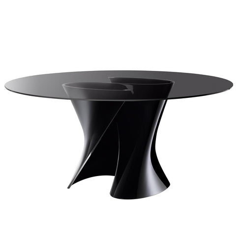 S Table Dining Table / Black Base