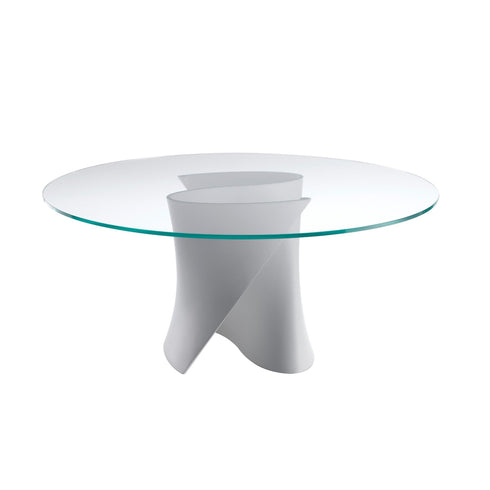 S Table Dining Table / White Base