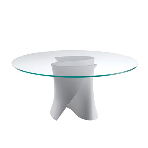 S Table Dining Table / White Base